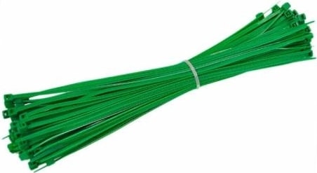 Kablo Bağı Plastik Cırt Kelepçe 3.6X200 mm Yeşil (100 Adet)