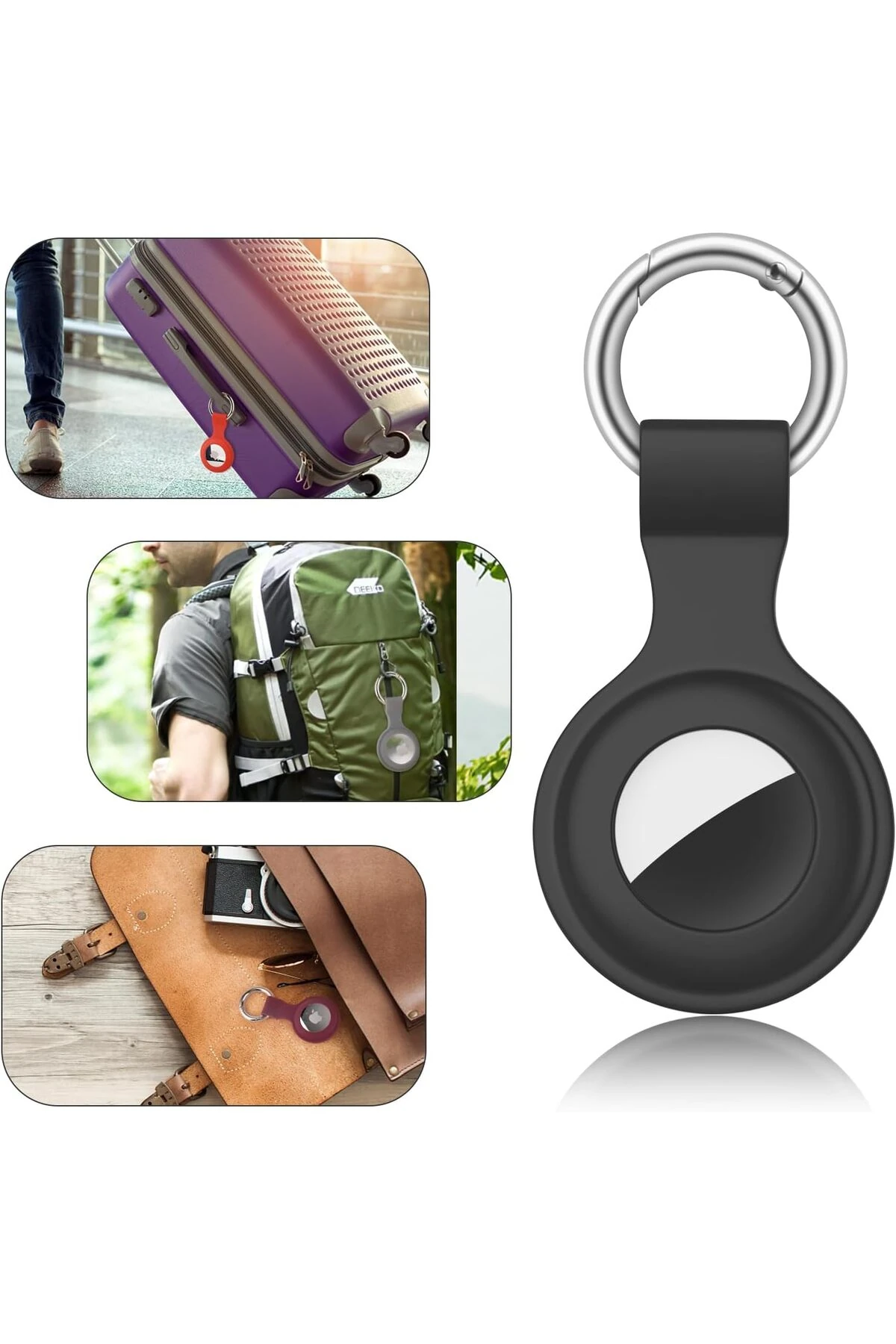 Uyumlu 4’lü Silikon Kılıf Seti Anahtarlık Arkası Kapalı Düşmez Yıkanabilir