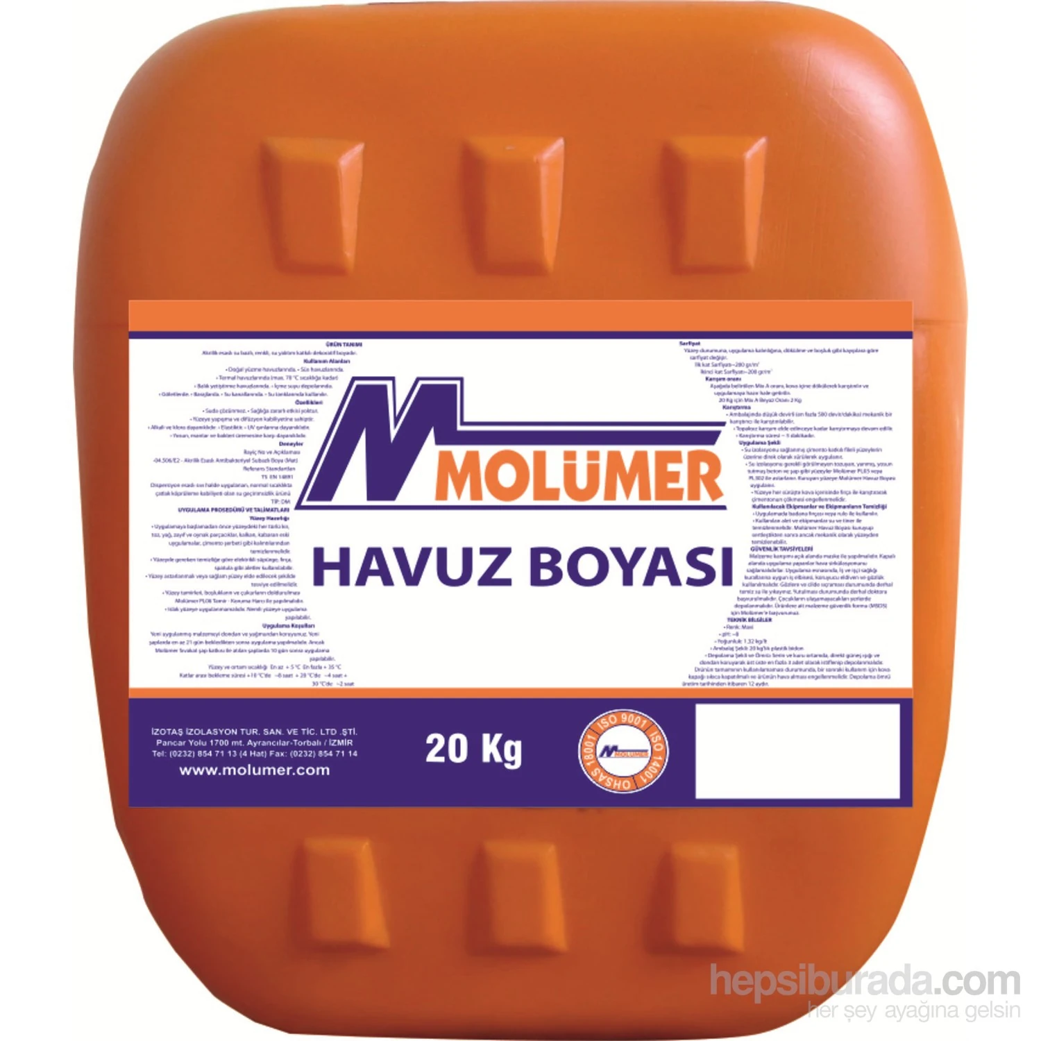 Havuz Boyası Mavi Havuz Boyası