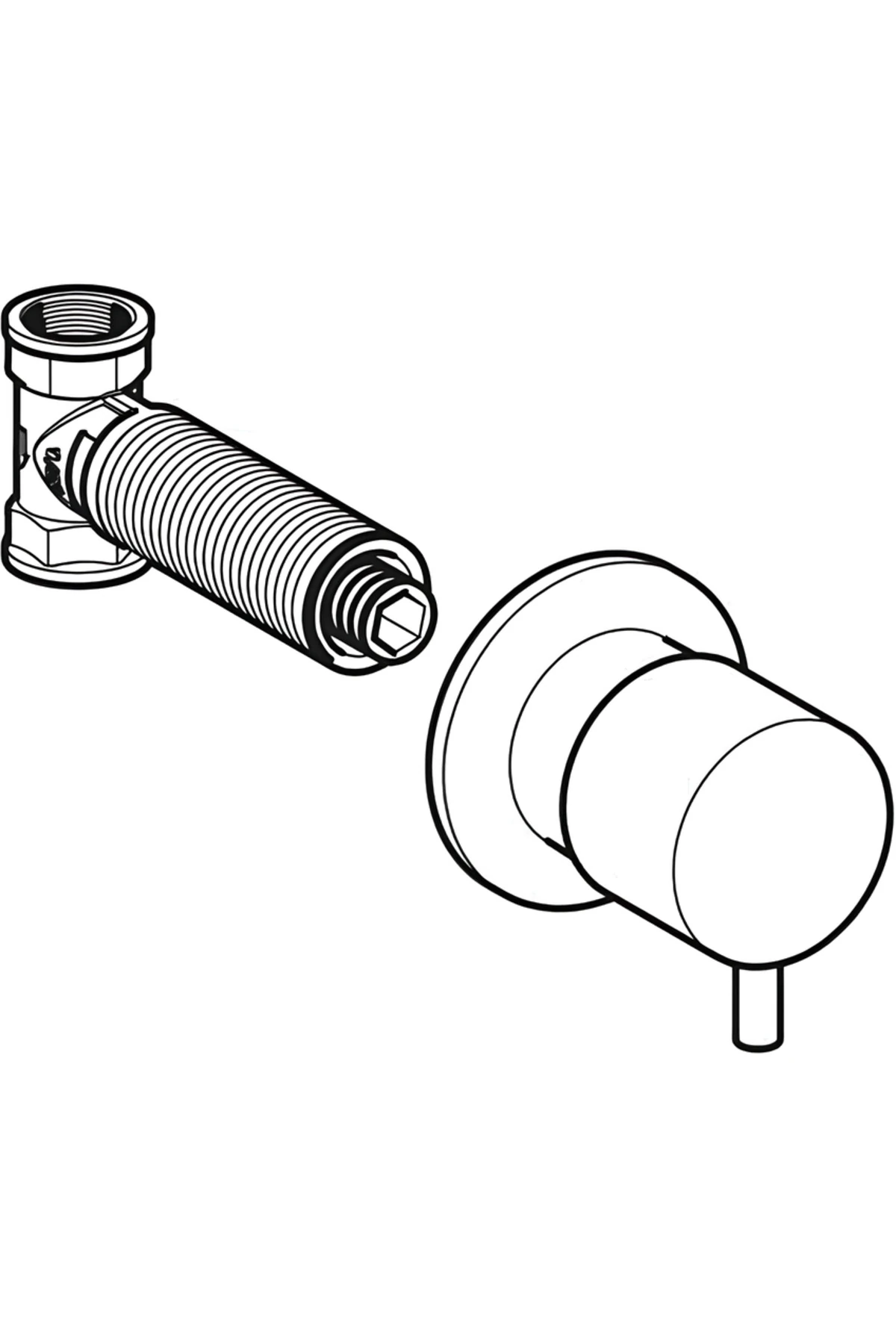 Alpha Kombifix Duvariçi Gömme Rezervuar Seti 8cm 110.174.00.1-MSET