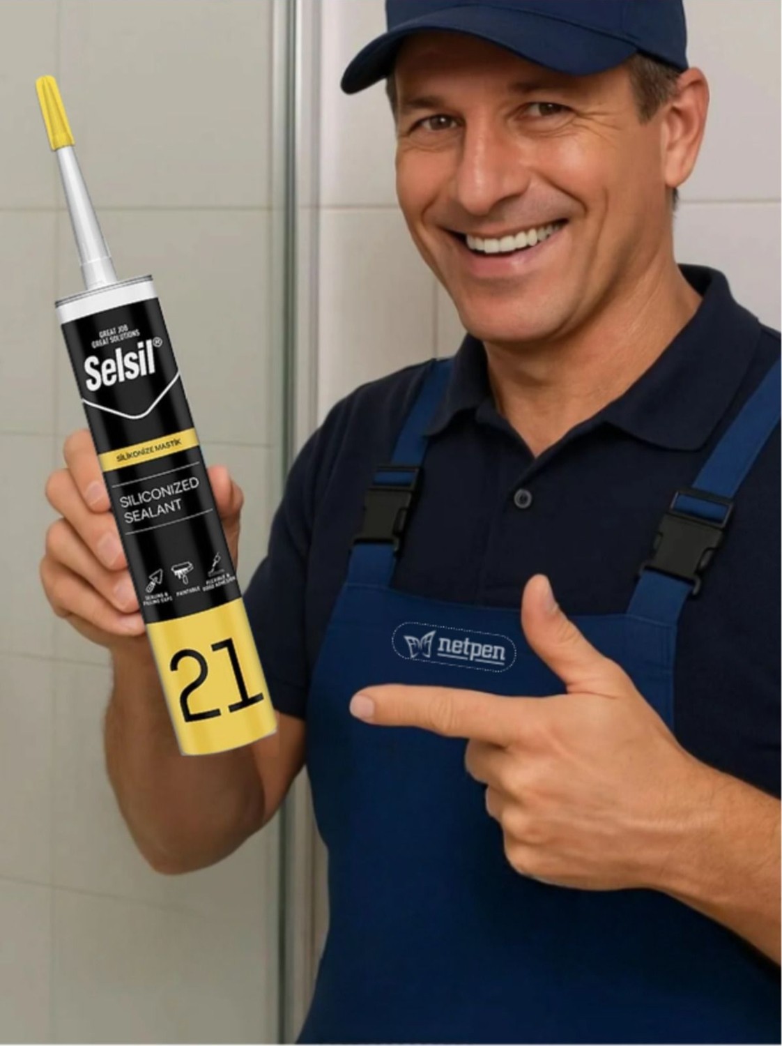Silikonize Mastik 500 gr Gri (5 Adet),alüminyum Tabanca