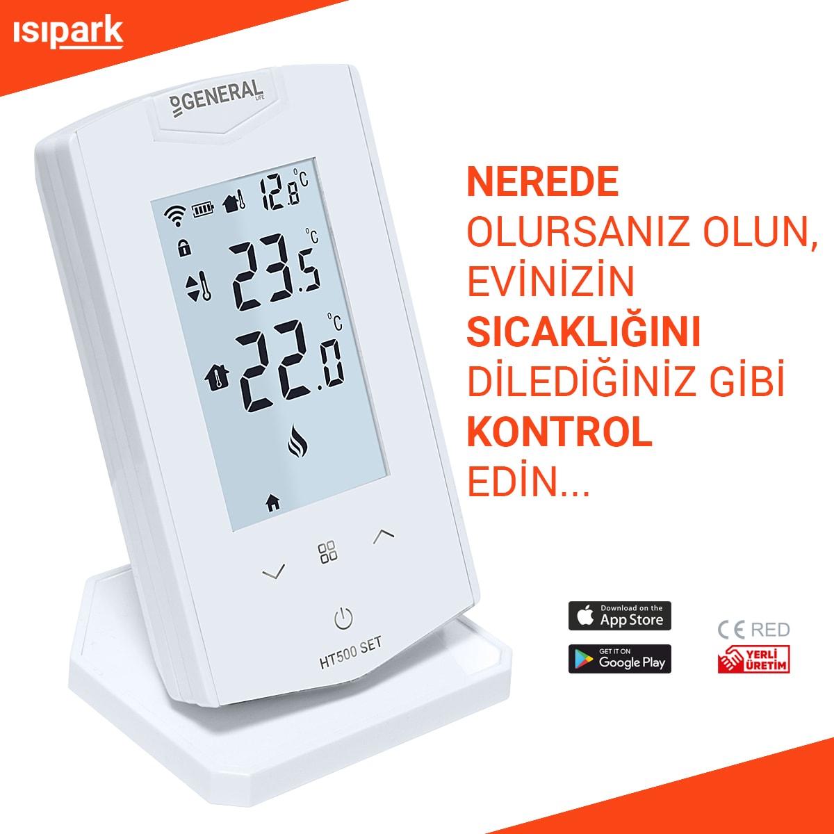 HT500SET Akıllı Oda Termostatı Beyaz