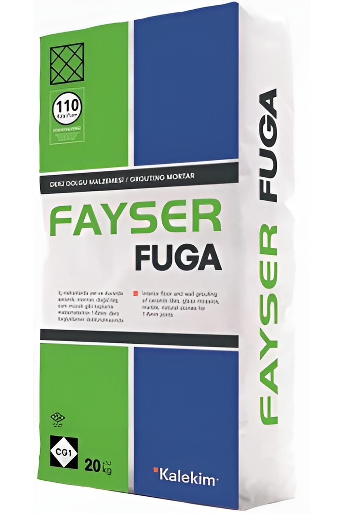 KALEKİM DERZDOLGU FAYSER FUGA GRİ 20 KG UYSL610200004