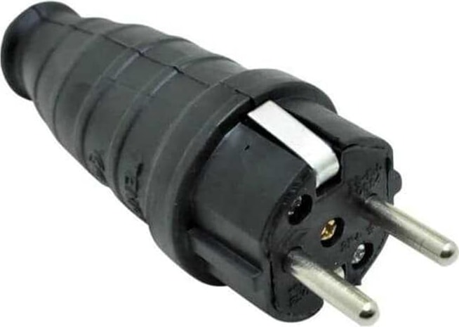 Sm-06 Monofaze 1x16 A. Kauçuk Erkek Fiş