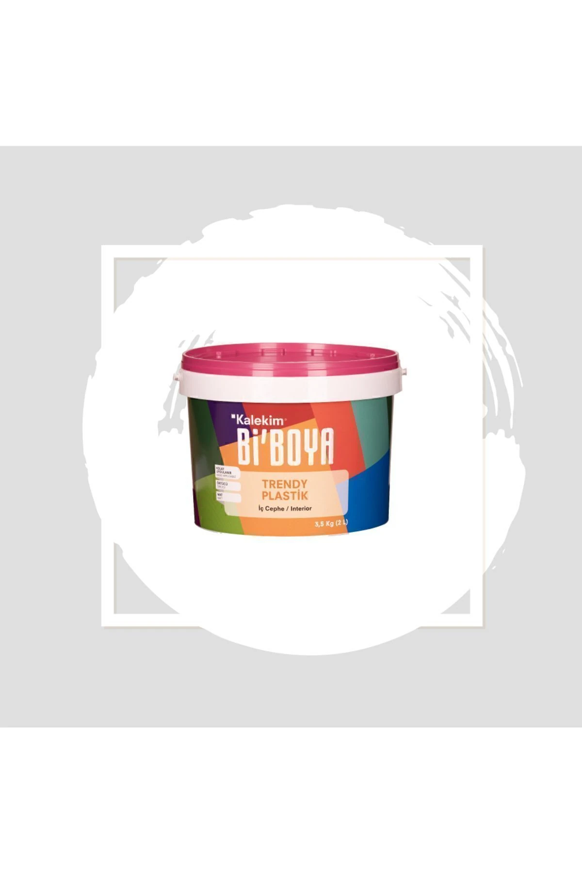 Ekonomik Mat Iç Cephe Boyası 3,5 Kg Beyaz