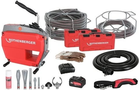 R600 Vario Clean Akülü Kanal Açma Makinası Set