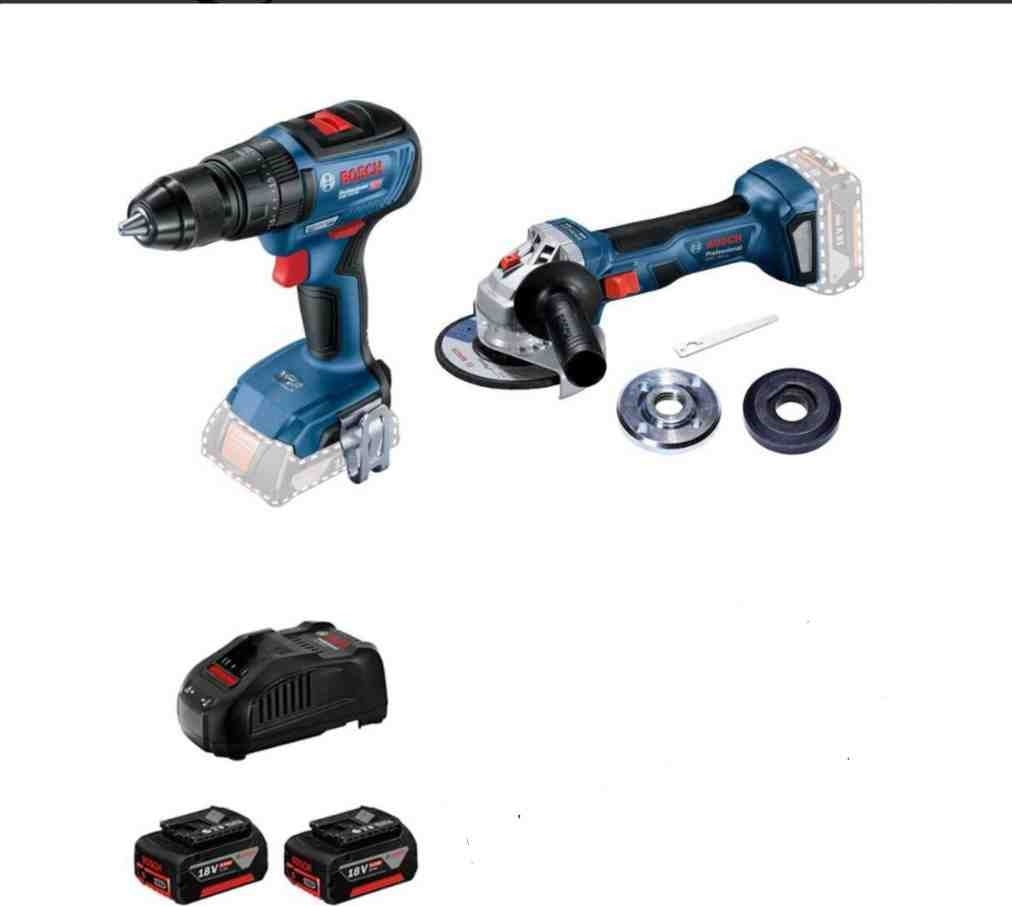 GSR18V-50+GWS180Lİ+2X5 Ah +Dolum Cihazı