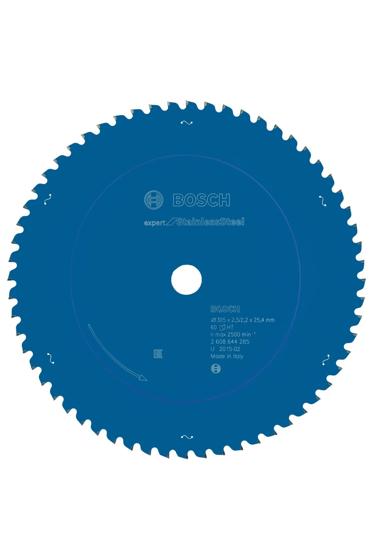 - Expert Serisi Paslanmaz Çelik için Daire Testere Bıçağı 305*25,4 mm 60 Diş