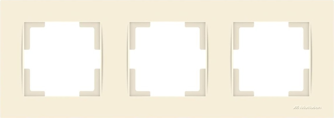 Rita Krem 3lü Yatay Çerçeve (10 Adet )
