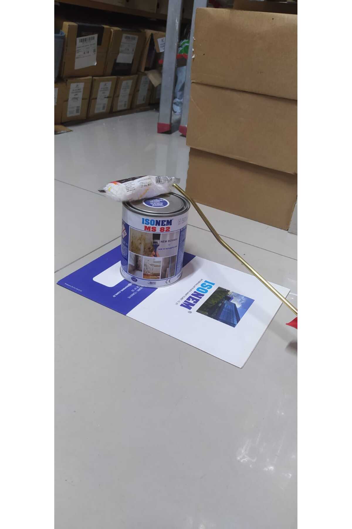 Ms 82 Nem Ve Rutubet Boyası 1 Kg. Beyaz Dekor Parmak Rulo 10 Cm 1 Adt Öz Bayar