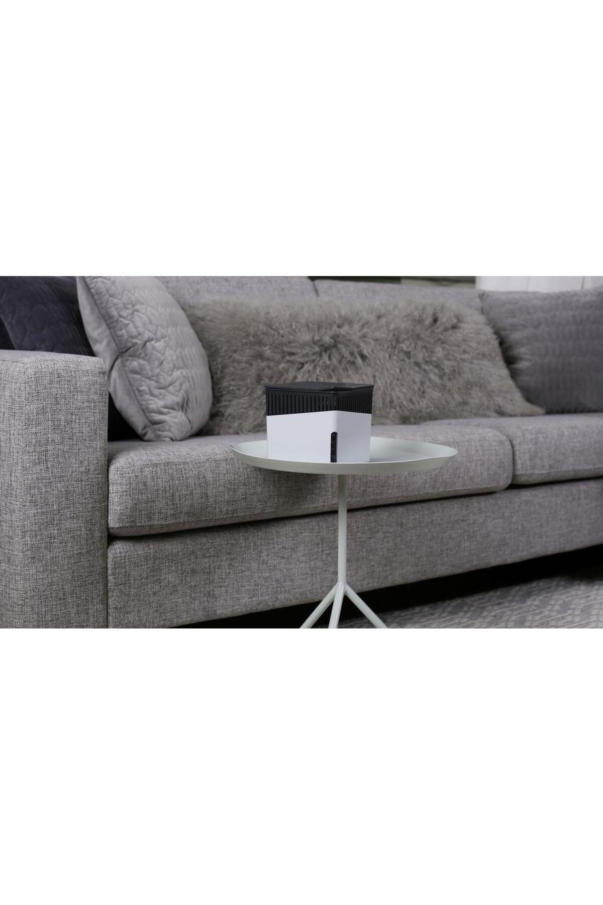 Beyaz, Naturel Kare - Nem Alıcı Rutubet Giderici Aparat + Tablet (500 Gram)