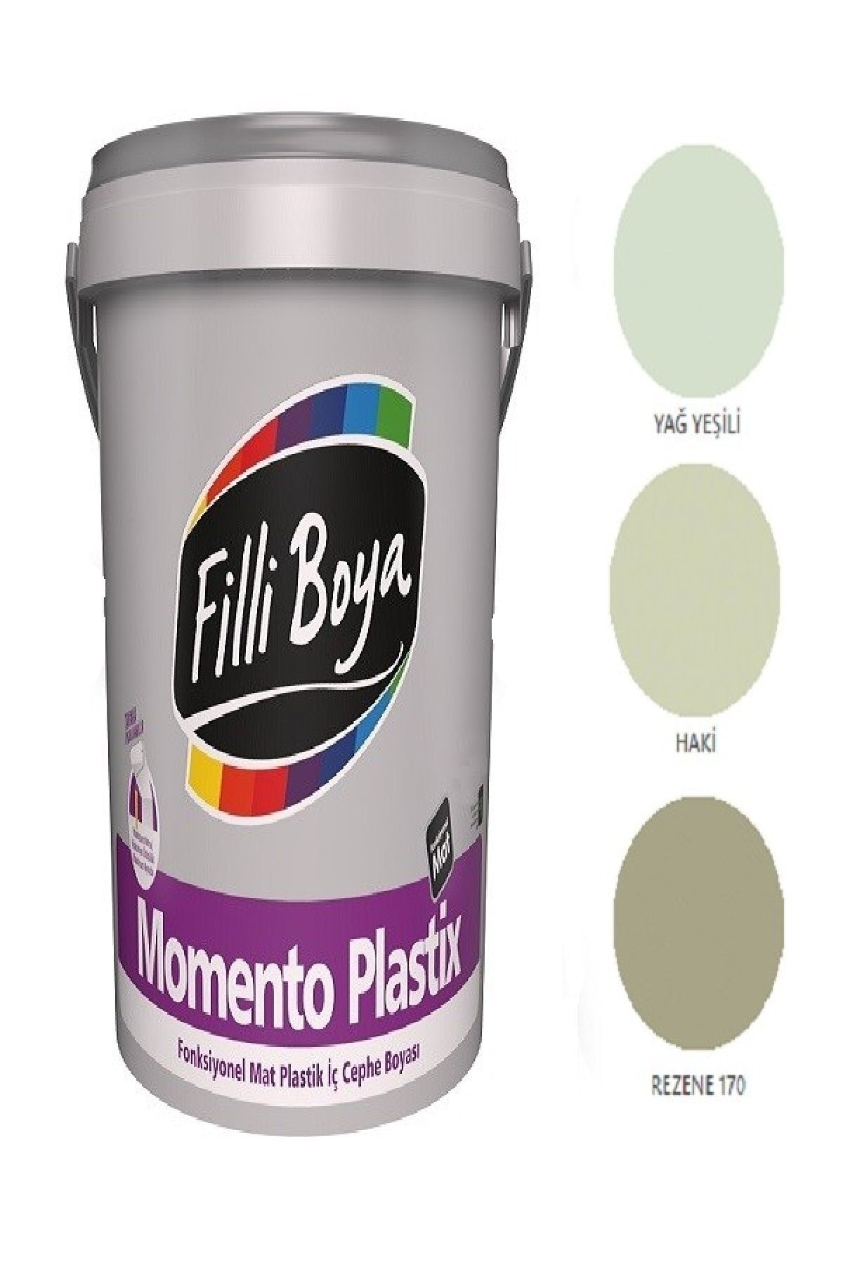 Momento Plastix Fonksiyonel Mat Plastik Iç Cephe Boyası 7.5lt (yağ Yeşili)