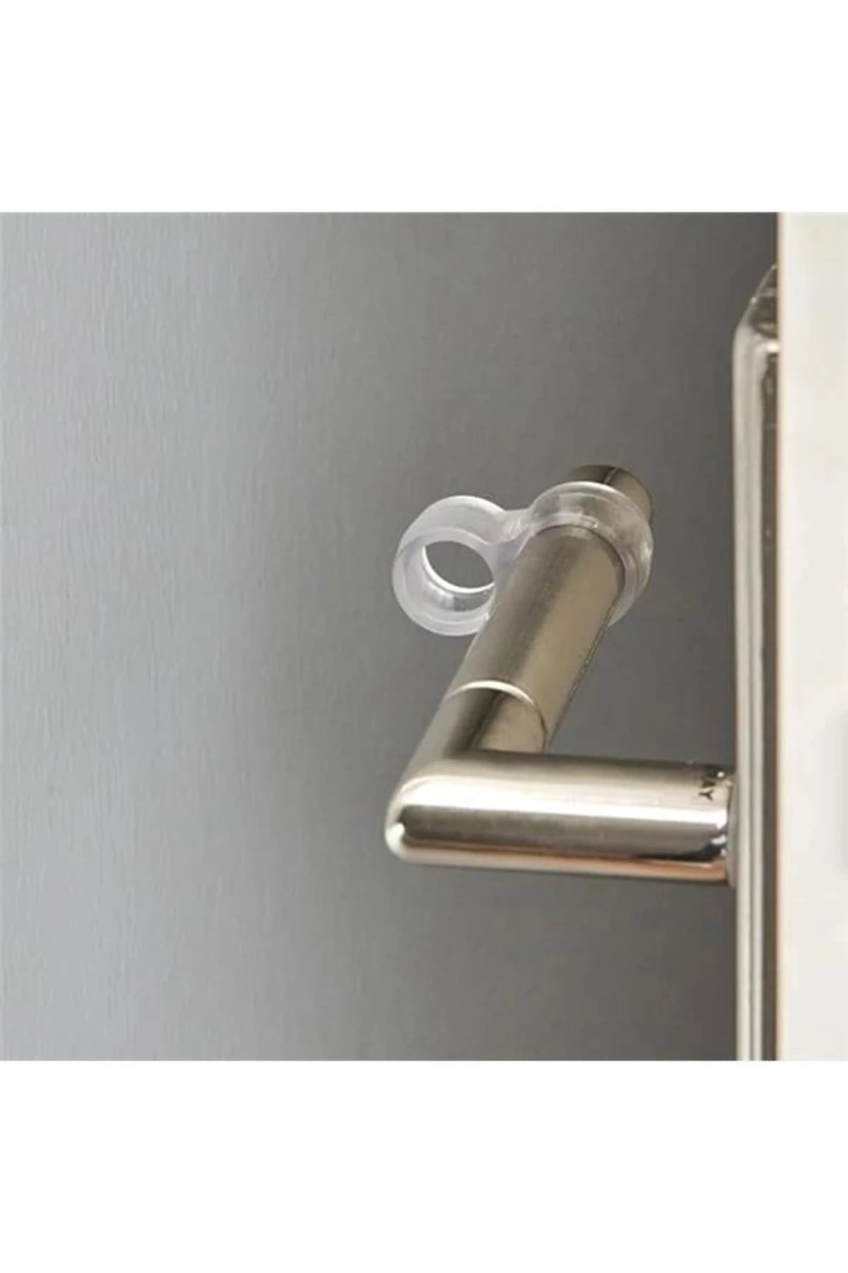 Plastik Kapı Kolu Stoperi, Kapı Arkası Duvar Koruyucu Tampon, Silikon Durdurucu, Pencere Kolu