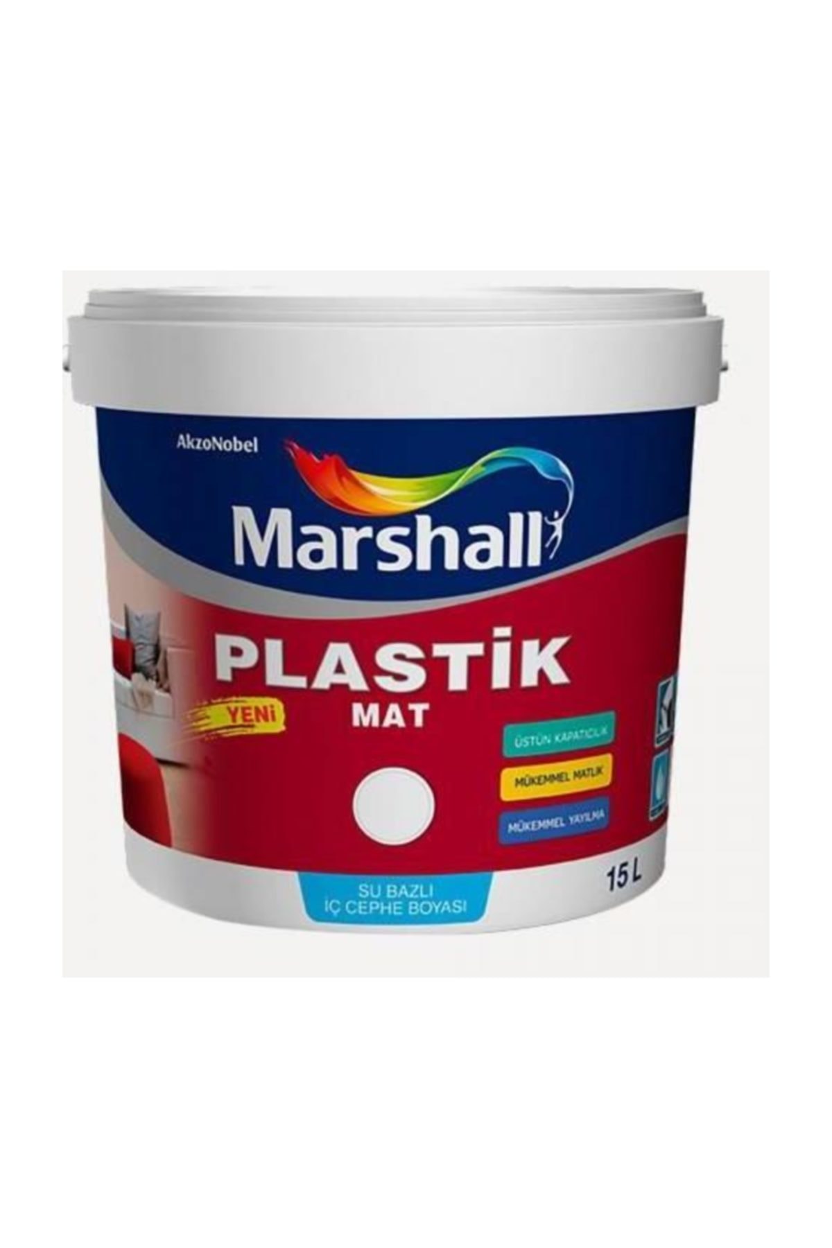 Plastik Mat İç Cephe Boyası 7.5 Lt Beyaz