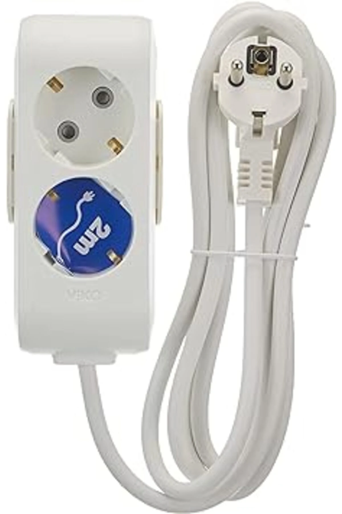 Viko Multi-Let 2li Topraklı Kablolu Ç.K 2mt Priz  2LiTopraklıKabloluÇ.K2mtPriz