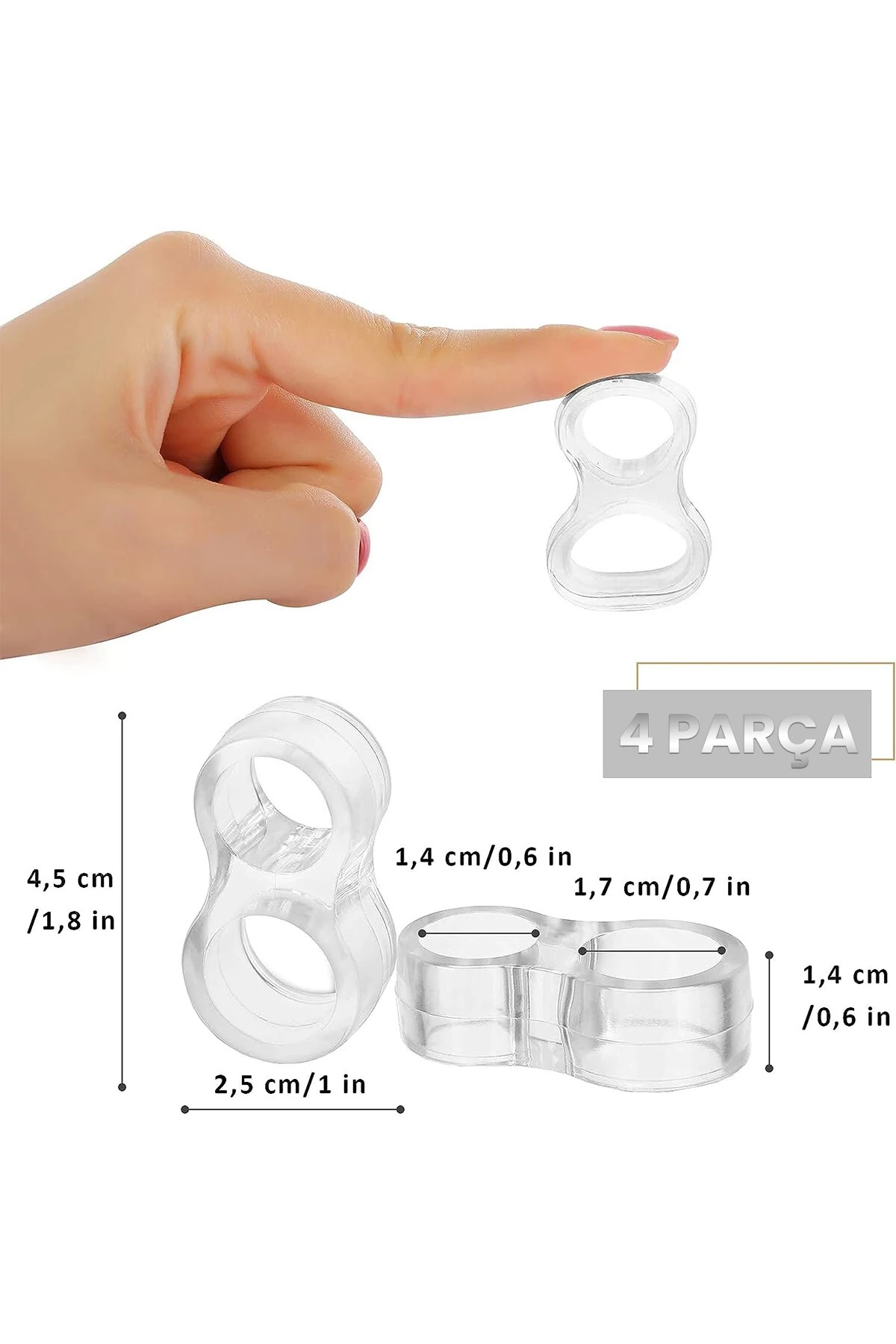 4 Adet Kapı Kolu Pencere Stoperi, Kapı Arkası Duvar Koruyucu Tampon, Silikon Durdurucu