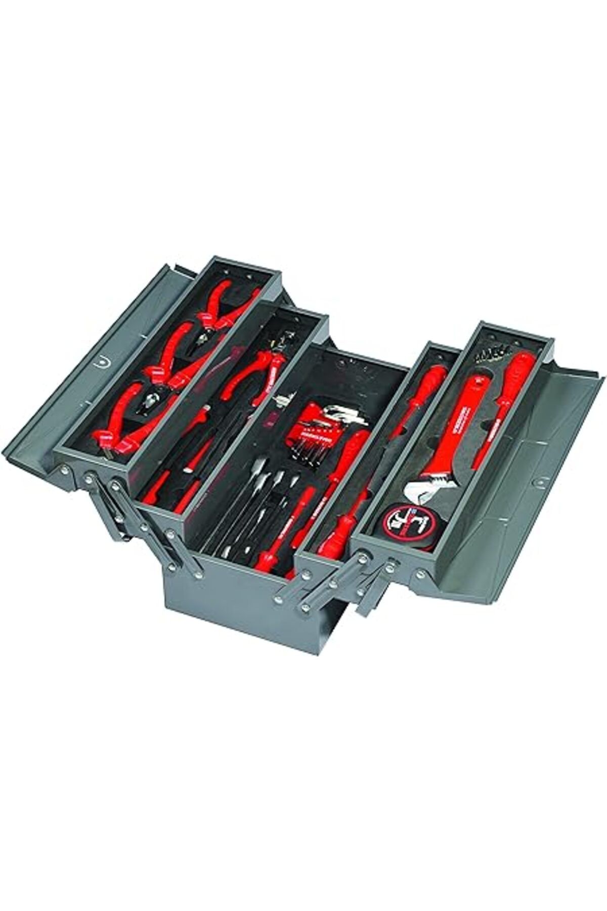 8420005028 Takım Çantası Beş Gözlü, Sarı/Gri, 28 Parça Set  45parçaset