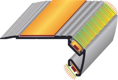 Alüminyum Işıklı Merdiven Profili 65x30mm Tek Kanallı BOY3m