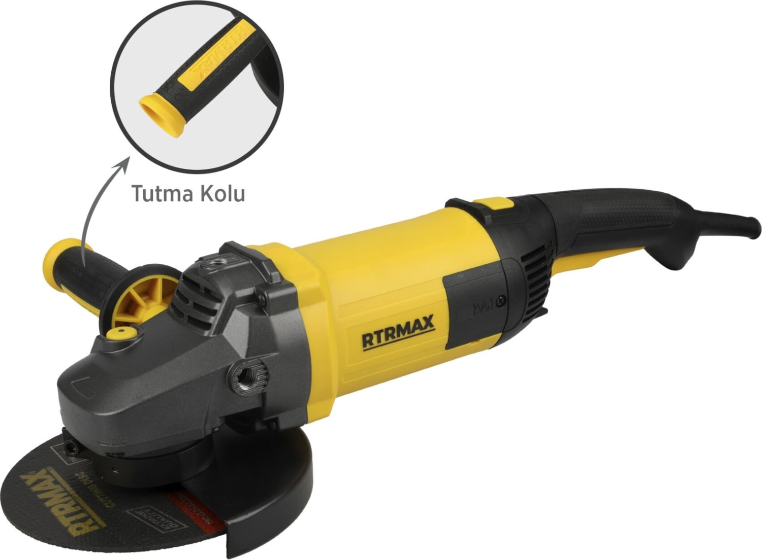 RTRMAX RTM1180 Büyük Taşlama Makinası 180 mm 2300 W
