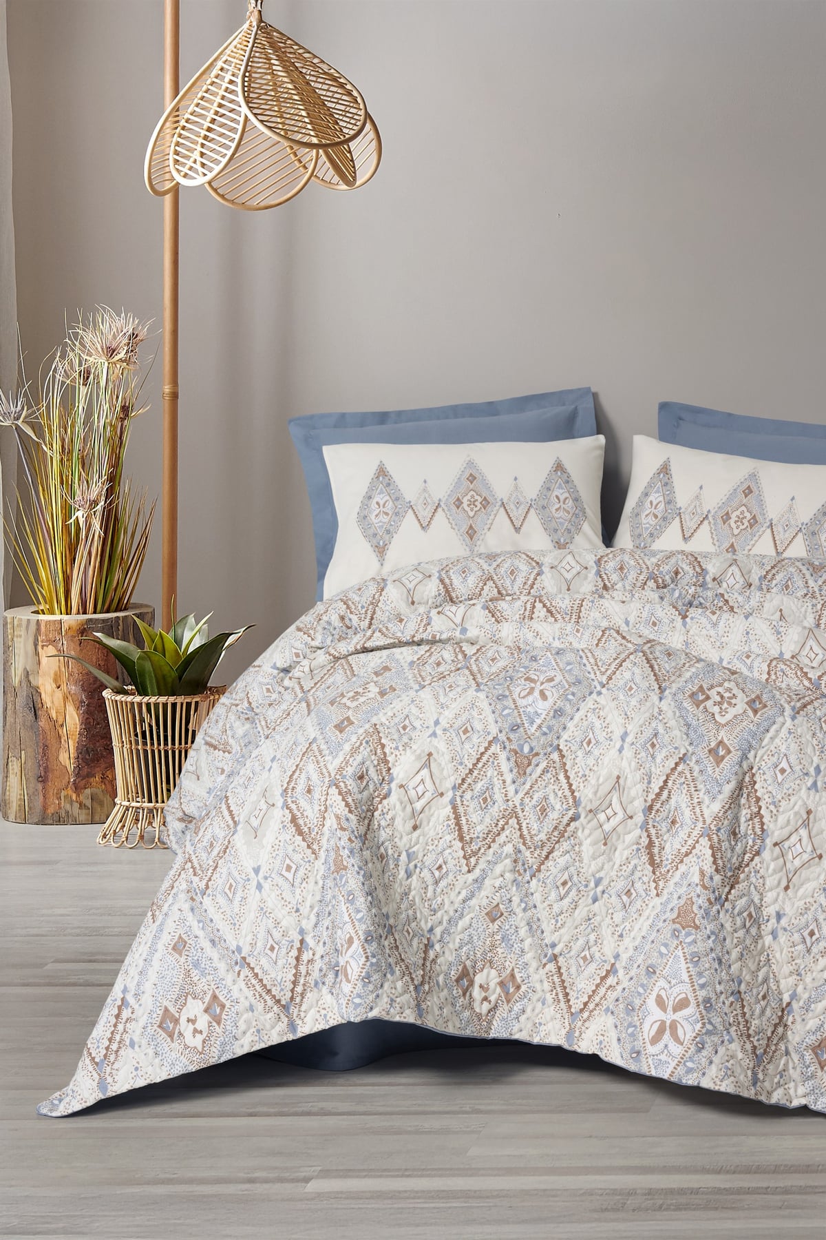 Bohem Çift Kişilik Complete Set Zanora Indigo