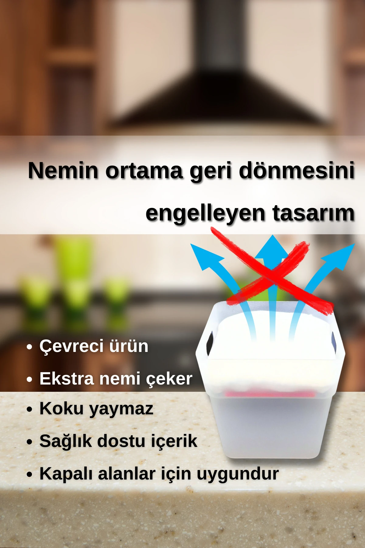 Nem Alıcı Yedek Torba toplam 200gr, 2x100gr, tüm nem alıcı kutularla uyumlu,rutubet giderici,kokusuz