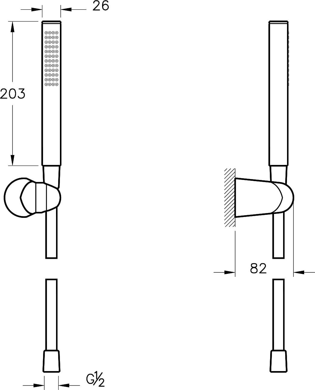 Artema Sticx 1F El Duşu Takımı, Krom