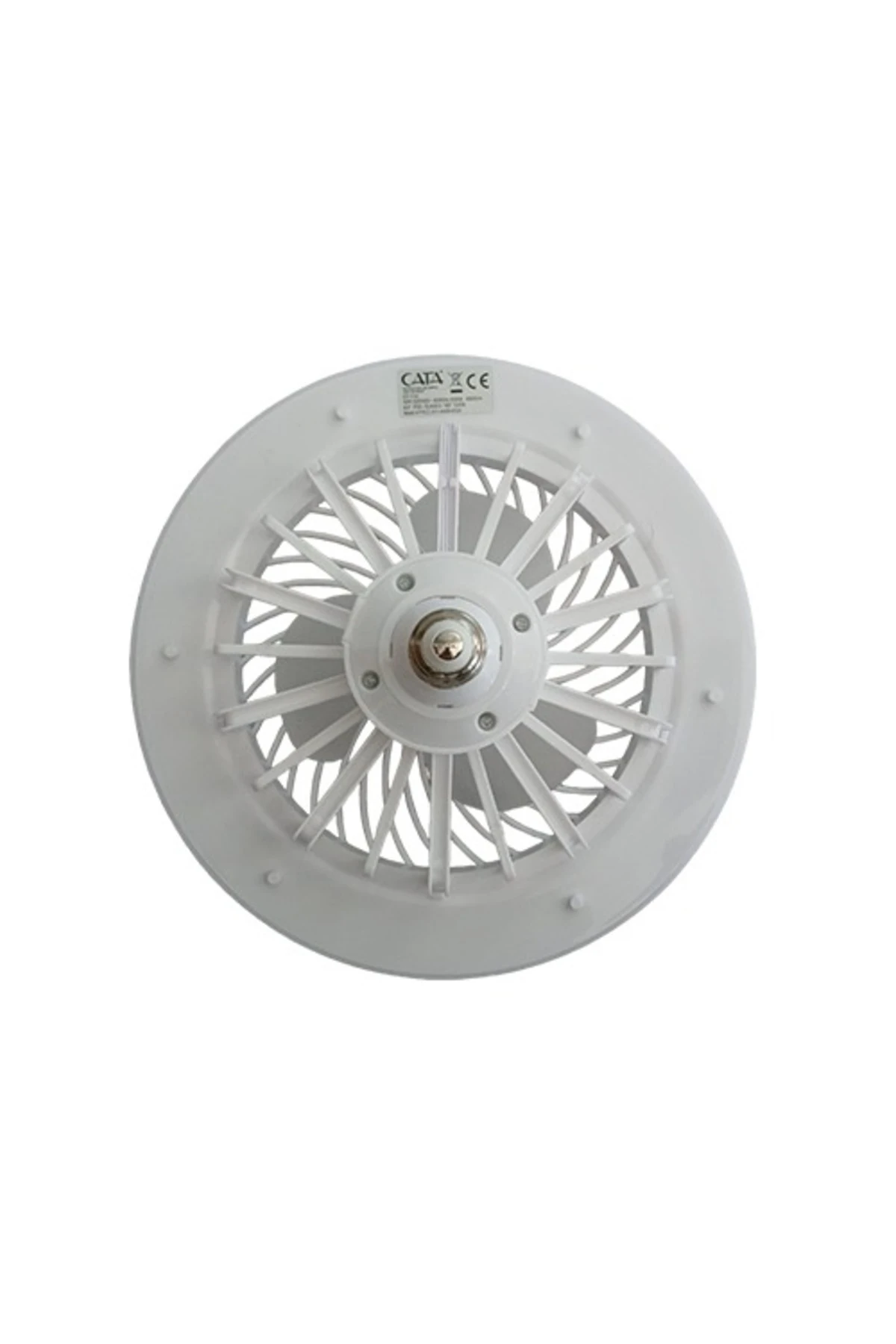 CT-1153 Poyraz Fanlı LED 42 Watt Ampul Lamba Beyaz Işık Vantilatör Aydınlatma E27 3 Renk Dim Ed