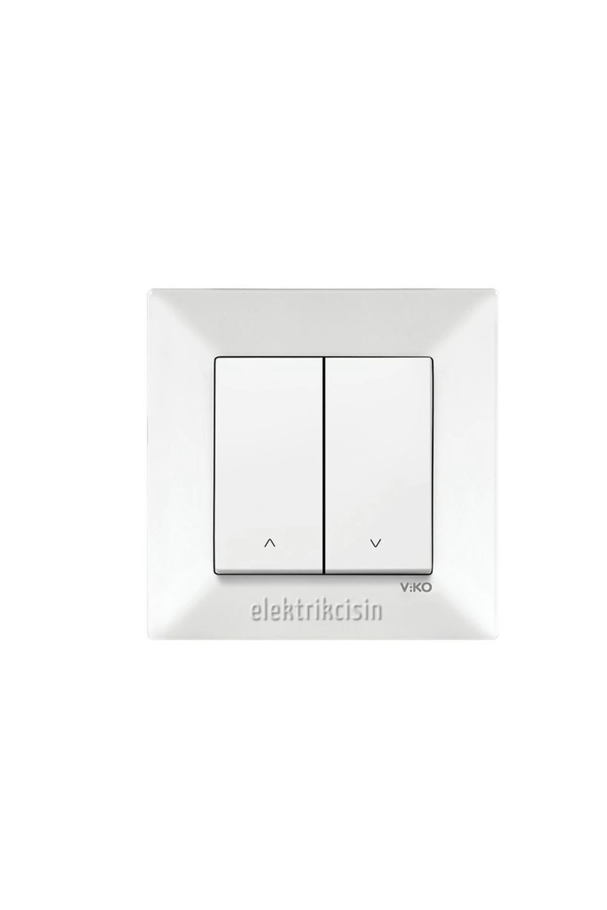 Meridian Beyaz Ikili Jaluzi Kumanda Anahtarı (çerçeve Hariç) 12 Adet