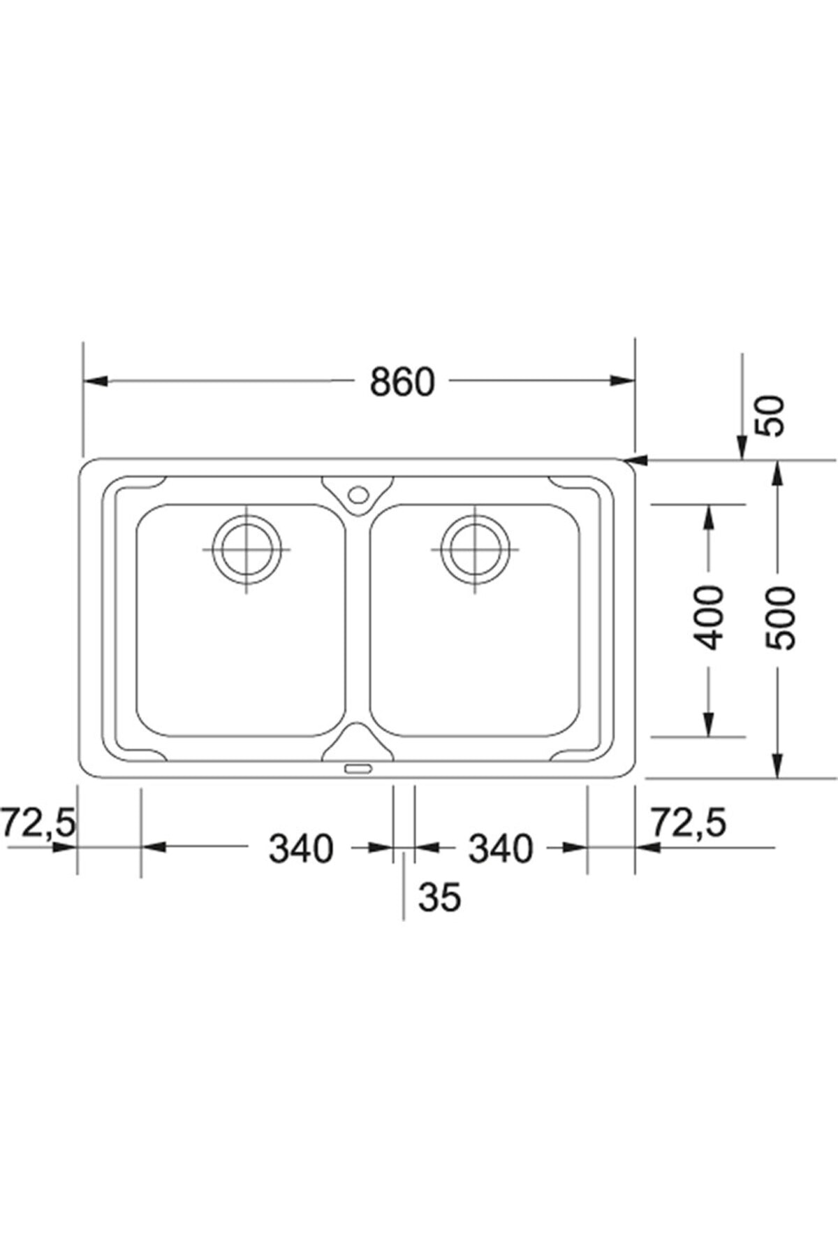 Logıca Lıne Llx 620-l Paslanmaz Çelık Eviye