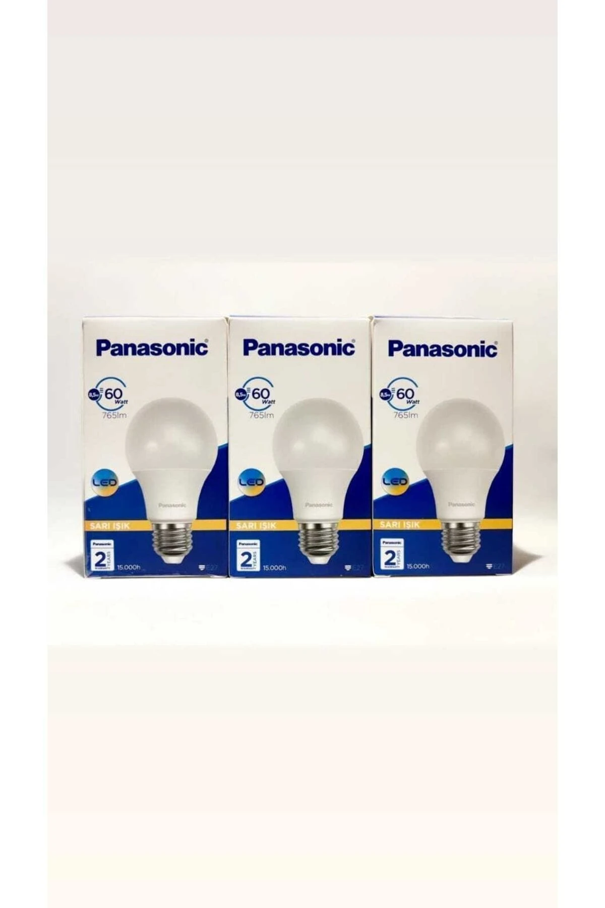 8,5w-60 W 3 Lü Eko Paket 2700 Kelvin Sarı Işık