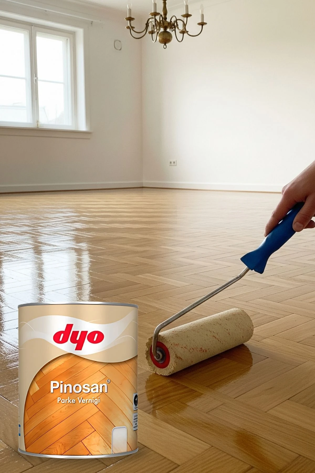 Pinosan Parke Verniği | Parlak & Mat Ahşap Zemin Cilası | 0.75 L - 2.5 L