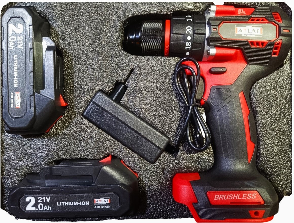 Atb 21 BLPD-202C 21V 2x2.0 Ah Çift Akülü Kömürsüz Darbeli Matkap - A0104075