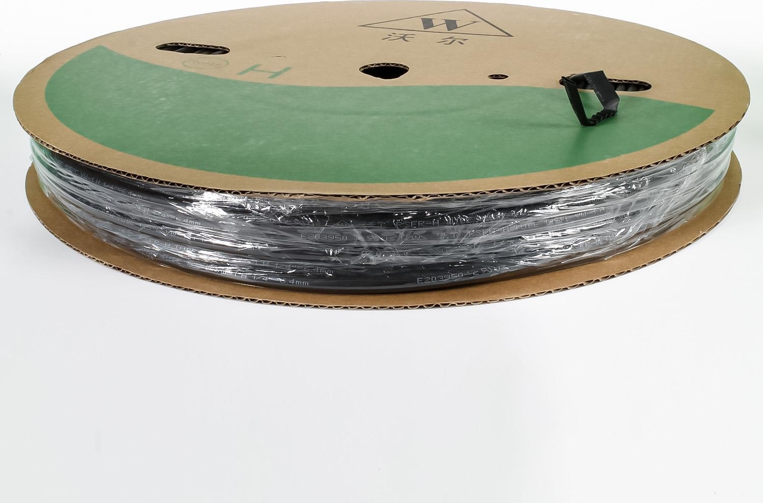6MM Isı ile Daralan Siyah Makaron ( 100 Metre )