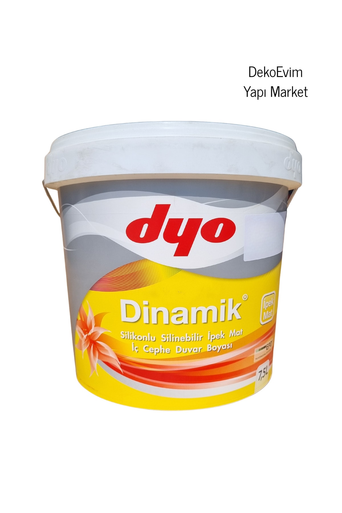 Dinamik İpek Mat Silikonlu İç Cephe Duvar B. Yeni Fildişi 2914 7,5 Lt.