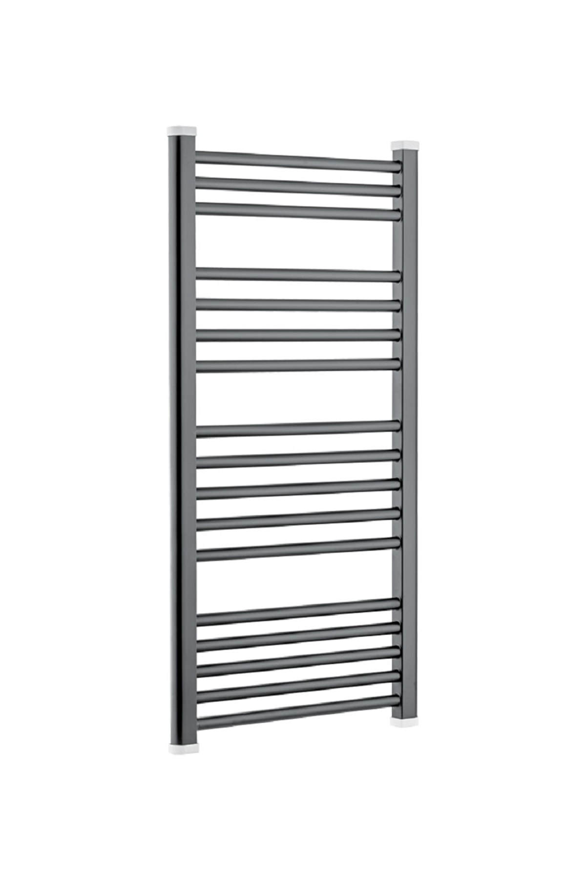 50/120 cm 17 Borulu Antrasit Renk Havlupan Banyo Peteği