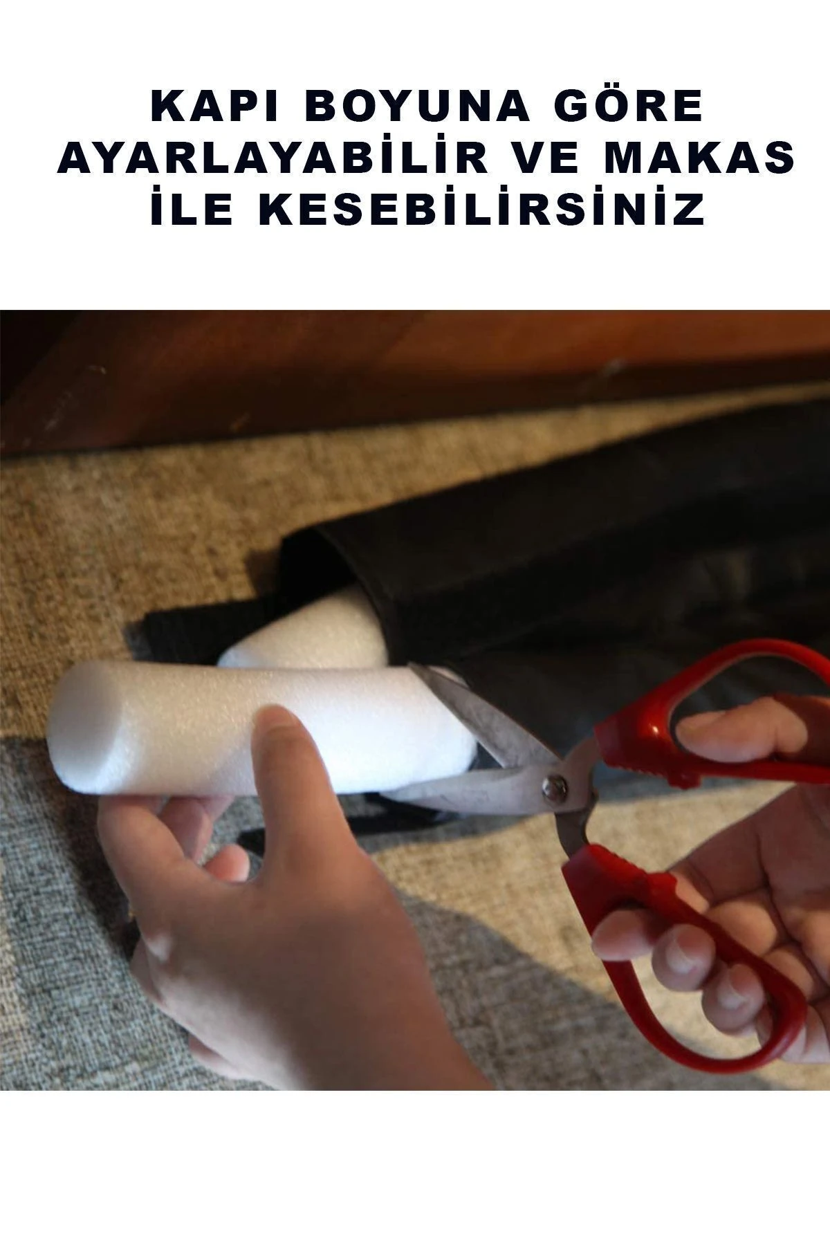 Kapı Altı Rüzgar Önleyici Süngeri Koruması Isı Yalıtım Rüzgarlık Toz Soğuk Sünger Stoper