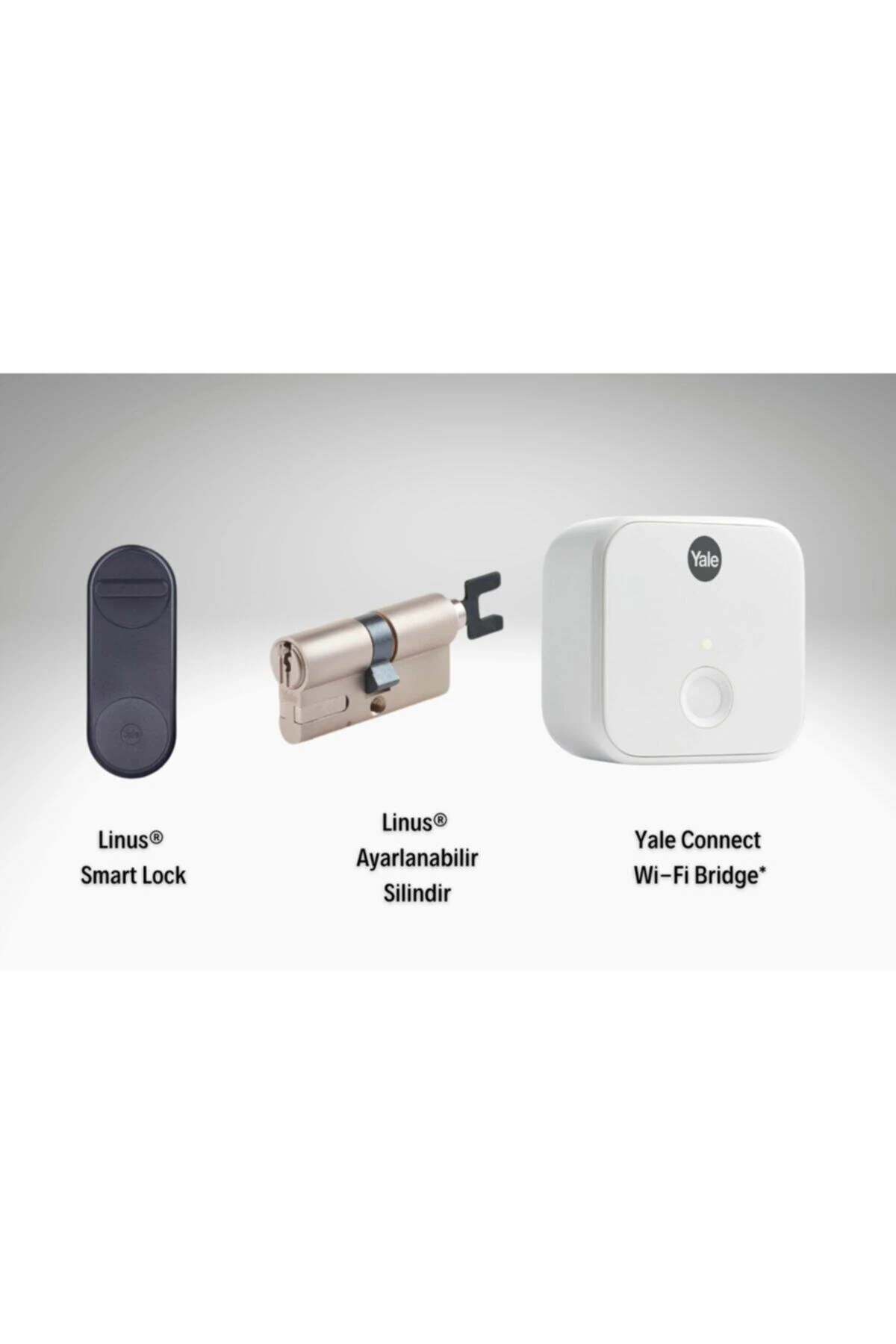 Linus Akıllı Kilit, Wifi Modülü Ve Anahtar Göbeği Seti