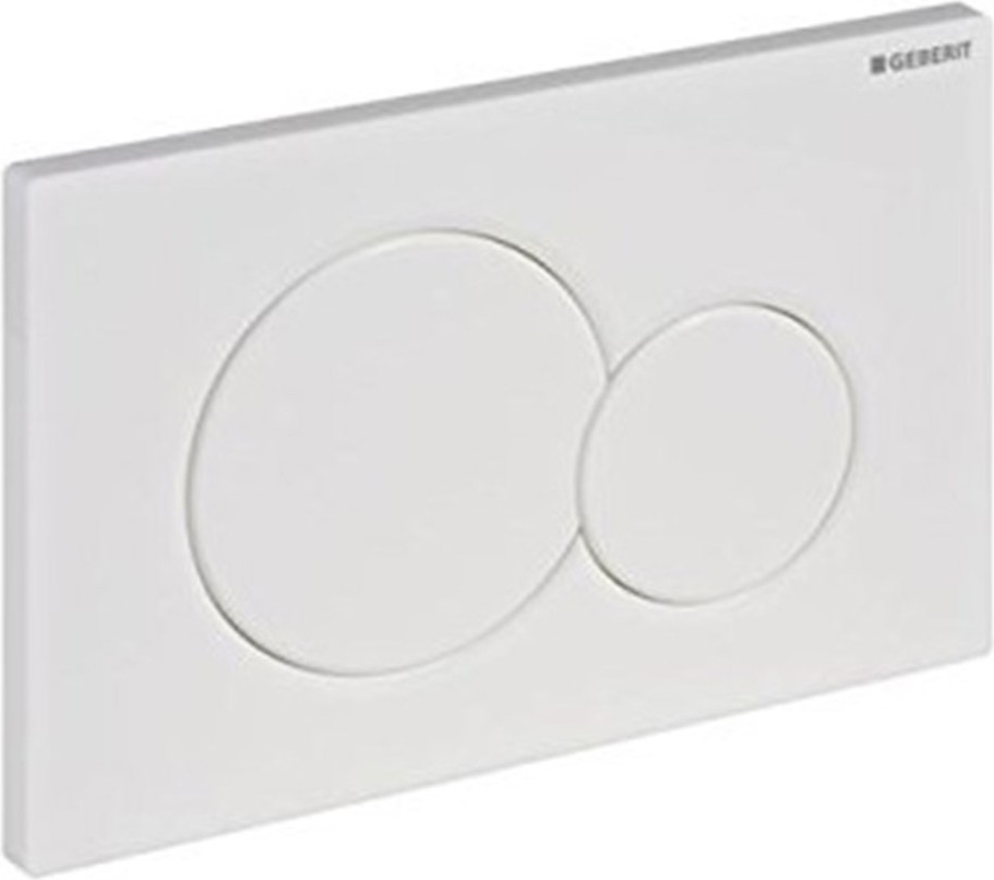 SIGMA01 Kumanda Kapağı, Çift Basmalı, Beyaz 115.770.11.5