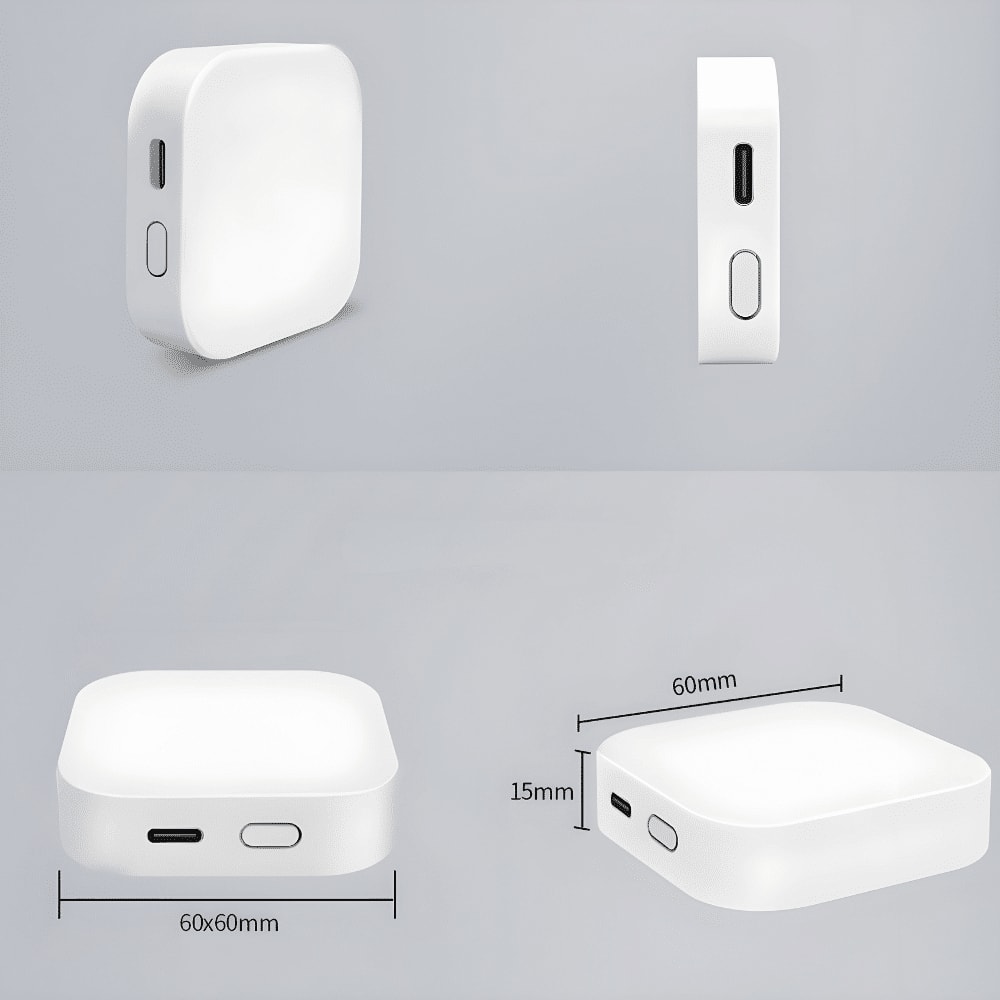 Tuya Uyumlu Zigbee + Bluetooth Bridge Köprü Cihazı ( Tuya, Smart Life Uyumlu Type- C Girişli Gateway Hub)