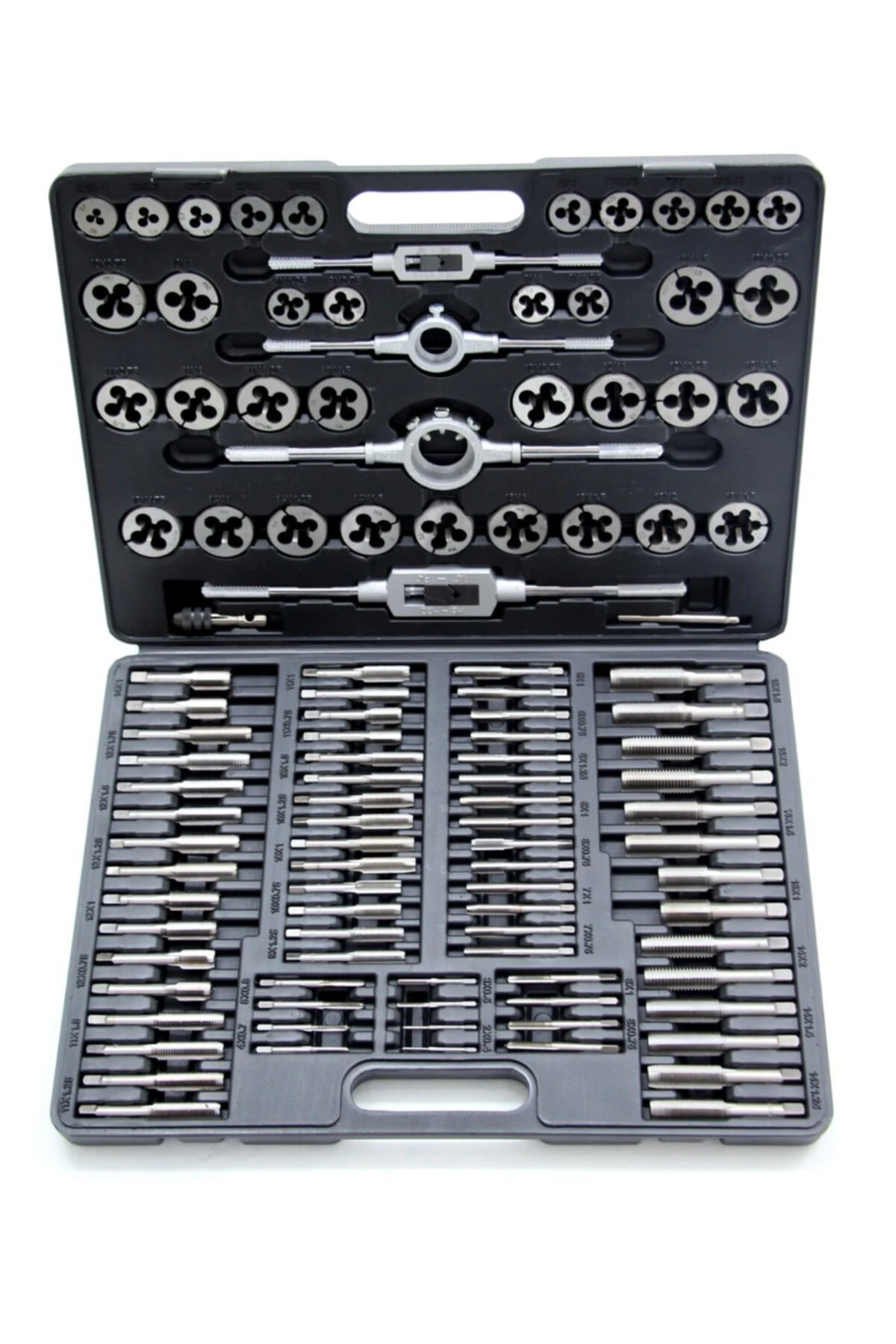 110 Parça Pafta Kılavuz Seti S2 Çelik Profesyonel M2-m18 Metrik