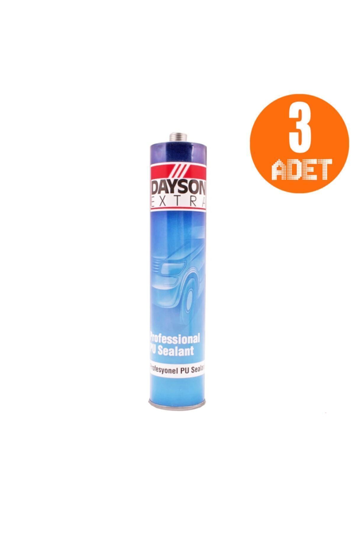 3 Adet Siyah Poliüretan Pu Mastik Silikon