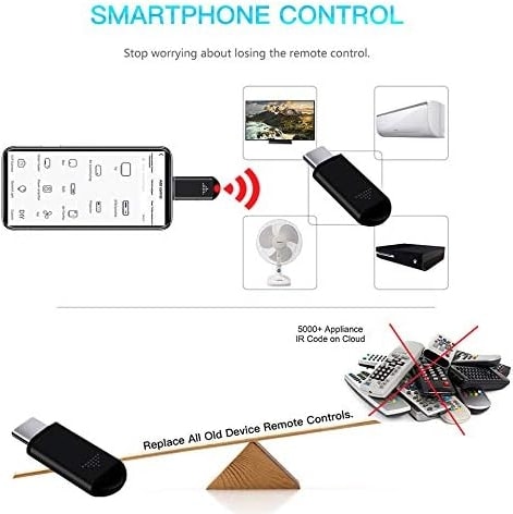 Akıllı Telefon İr Kumanda - Kopyalayıcı Adaptörü İos Android Klima Tv Kamera Ses Sistemi Kumandası