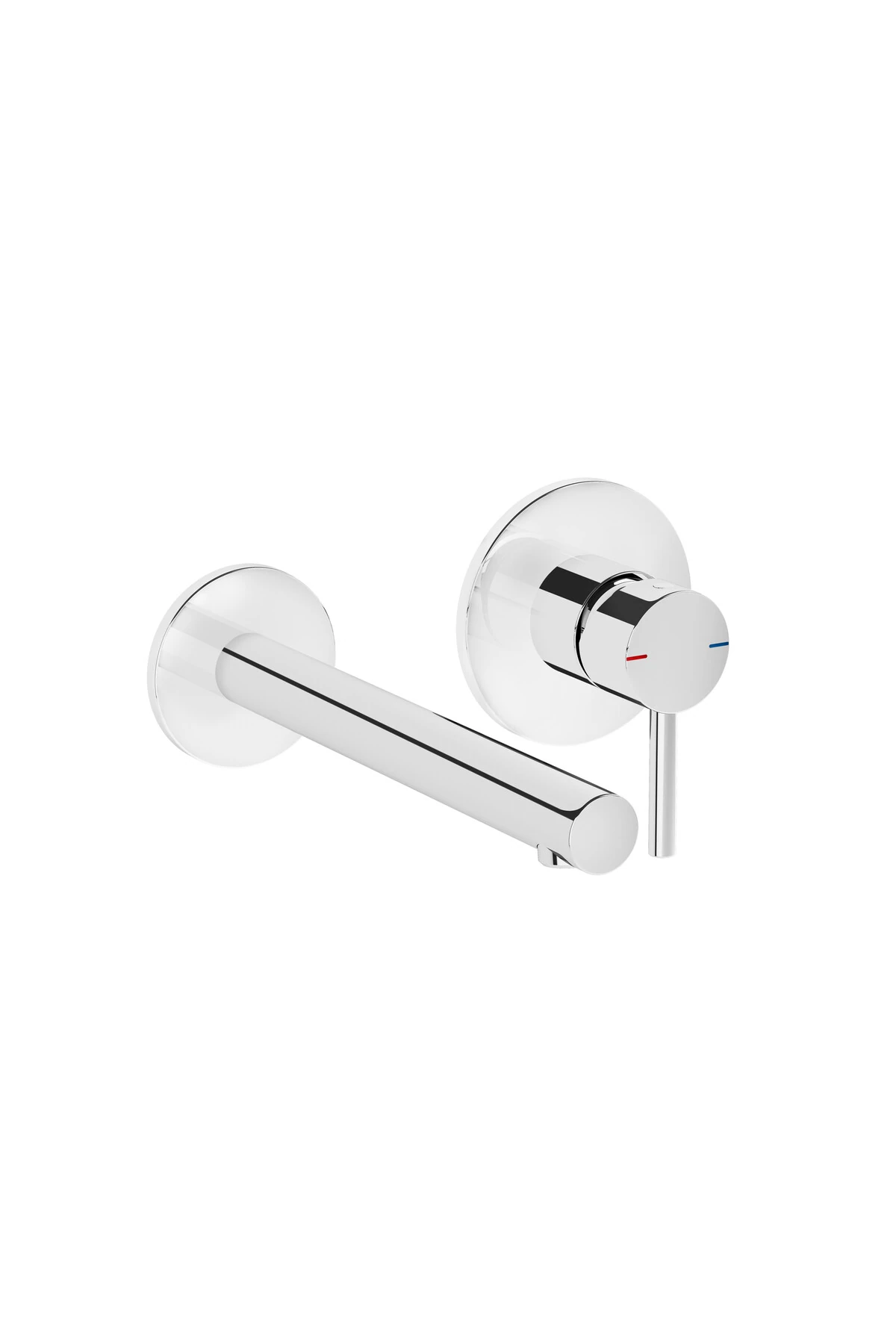 Origin A42581 Ankastre Lavabo Bataryası, İki Rozetli, Sıva Üstü, Krom