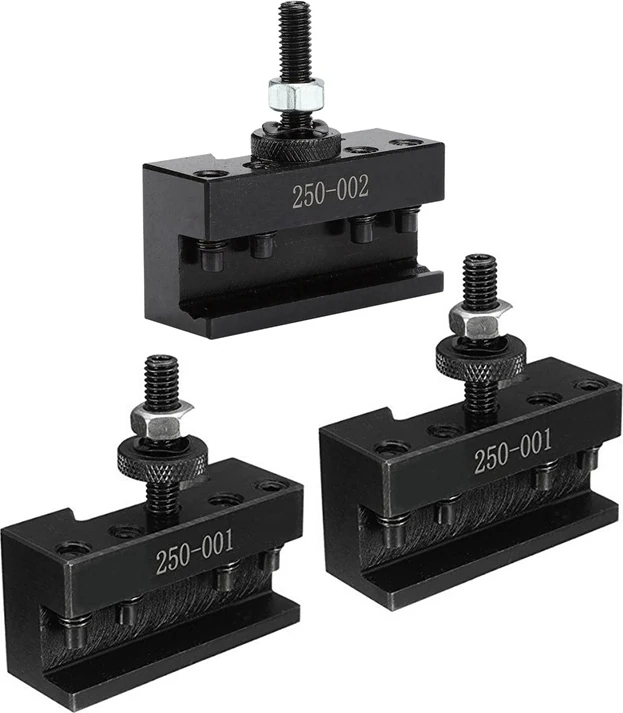 3 Adet Hızlı Takım Değiştirme Tutucu Tornalama Tornası Ayırma Bıçağı, 2 Adet 250-001 ve 1 Adet 250-002 (Yurt Dışından)