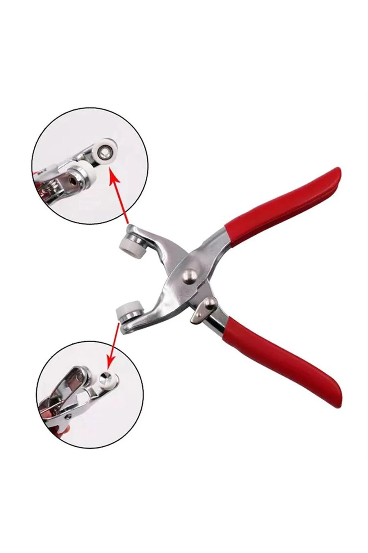 Metal Çıt Çıtlı Düğme Pensesi Ve Düğme Aparatları Gömlek, Elbise Kıyafet Düğme Aparatı