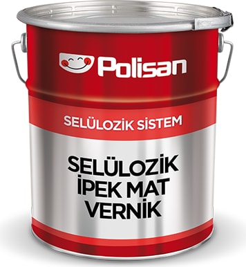 POLİSAN Selülozik Ipek Mat Vernik 12KG