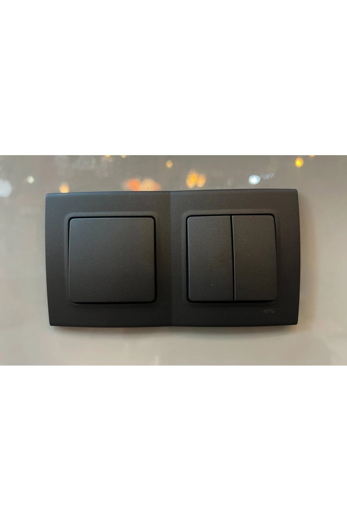 Linnera life Gece Siyahı İkili set Anahtar+Konitaör+Çerçeve