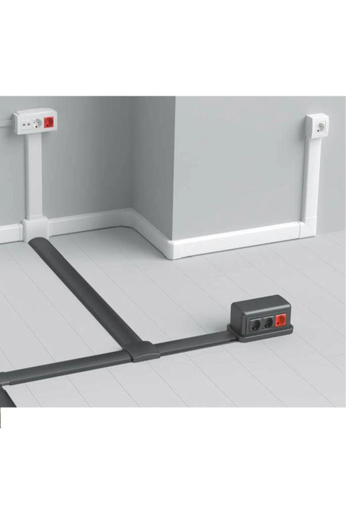 Viko Karre/Meridian Derin Sıva Üstü Kasa - Kırık Beyaz