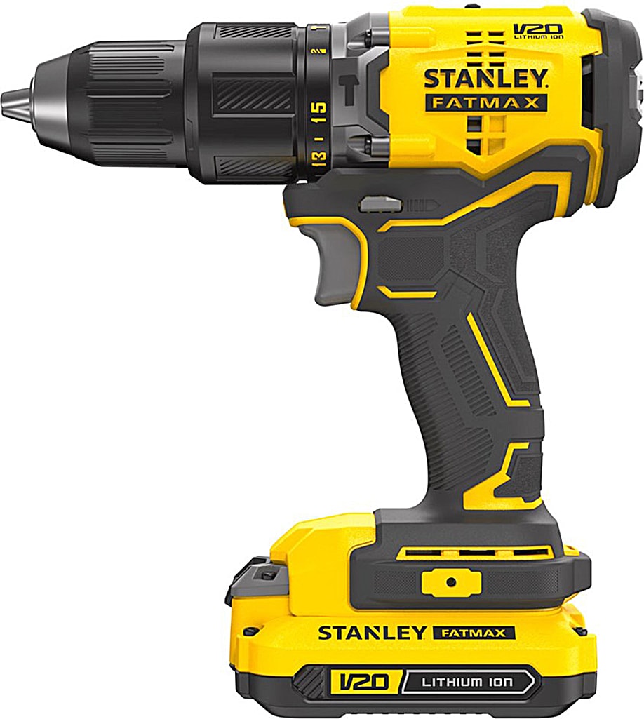 STANLEY 18V 15AH Kömürsüz Darbeli Matkap - SBD715C2K-TR