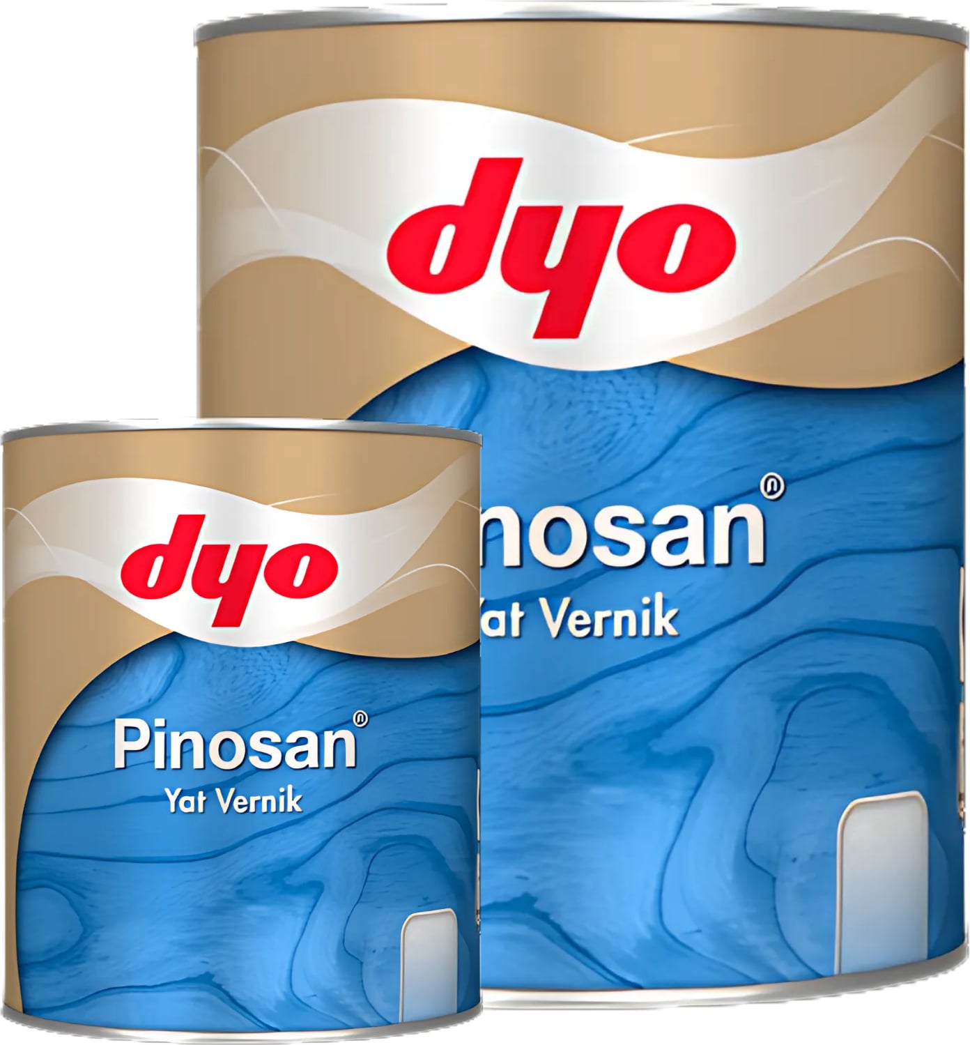DYO Pinosan Yat Verniği Parlak Şeffaf 0,75L - 2,5l | Ahşap Yüzeyler Için Suya ve Neme Dayanıklı Şeffaf Vernik